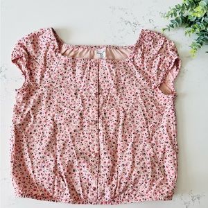 Abercrombie kids floral top size 11/12